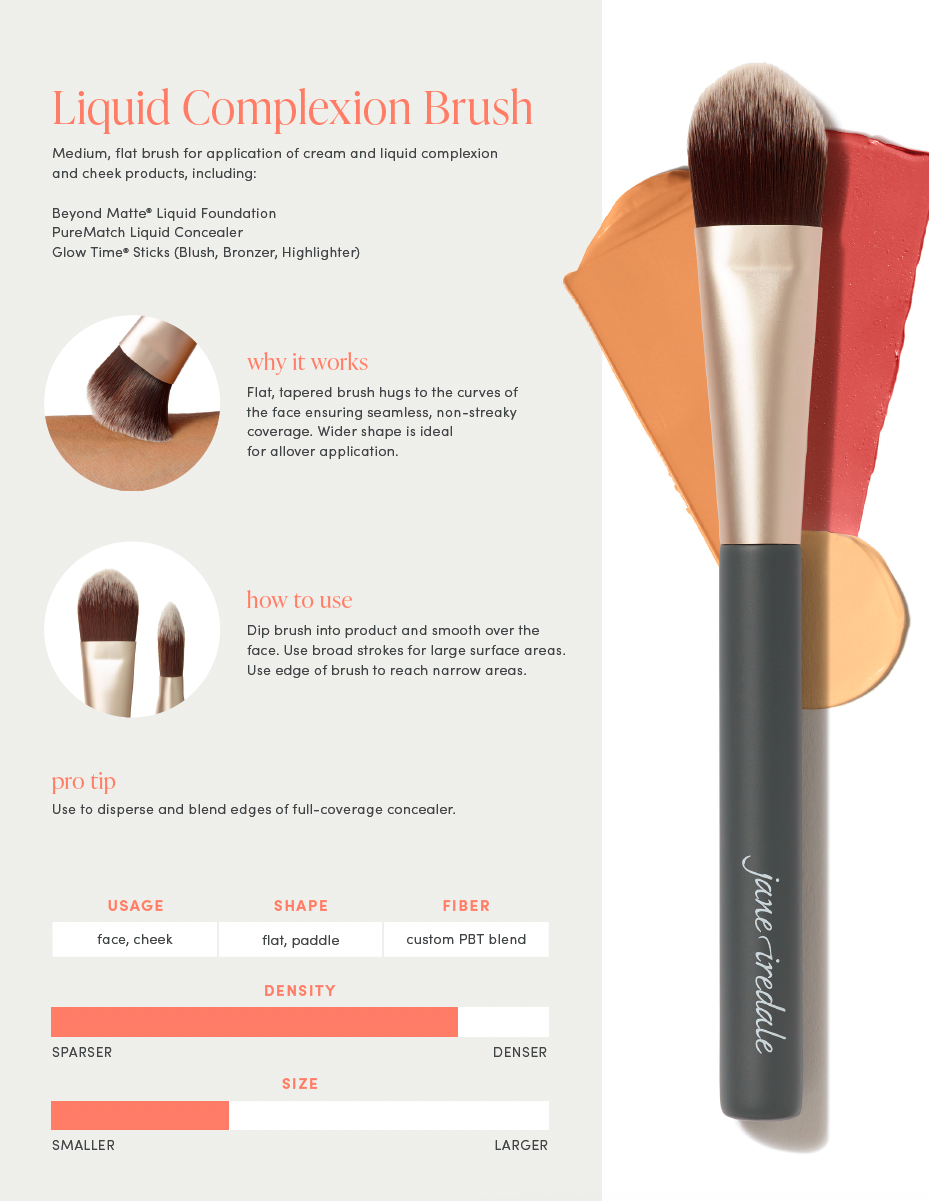 Jane Iredale Liquid Complexion Brush Pro Series