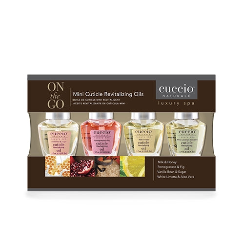 Cuccio Mini Cuticle Revitalizing Oils 4-Pack