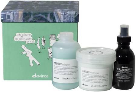 Davines Minu + OI All-in-One Milk Set