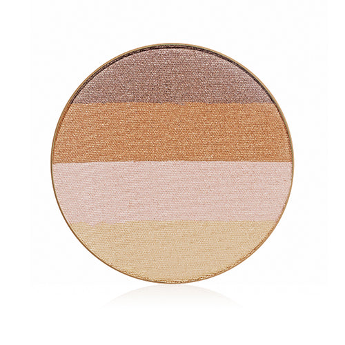 Prefilled Silver Compact with BRONZER