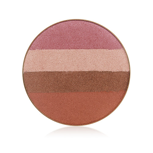Prefilled Silver Compact with BRONZER